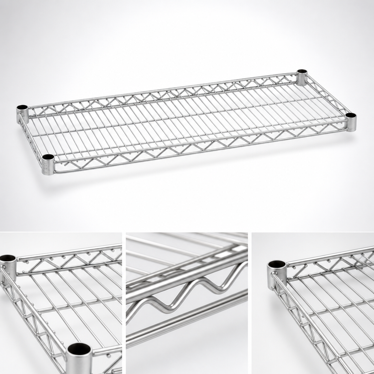 Product image #3 for Eagle QuadTruss 36 Inch x 14 Inch Stainless Steel Wire Shelf