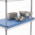 Thumbnail image #3 for QuadPlus Solid Polymer Shelf Mat with Wire QuadTruss Frame, 54 x 21 Inches, Blue