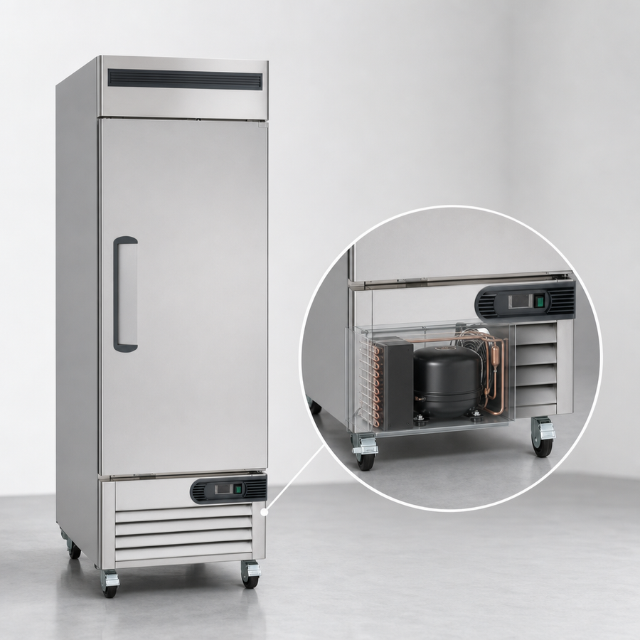 Bottom-Mount Self-Contained Refrigeration