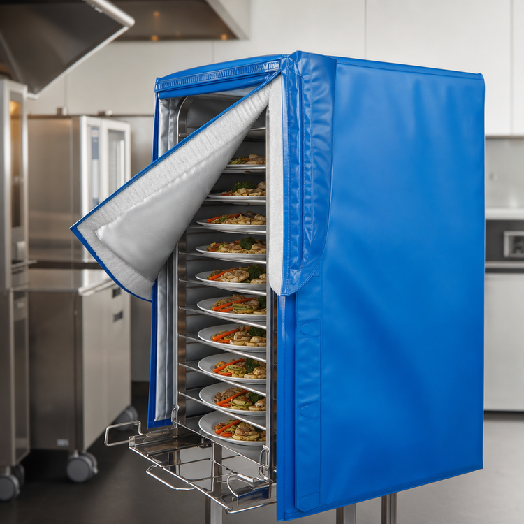 Product image #3 for RATIONAL Thermocover for 10 Half-Size Oven and Plate Racks on Transport Trolleys