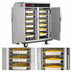 Thumbnail image #3 for FWE PST-20 Mobile Double-Compartment Heated Holding Cabinet, 20 Pan Capacity