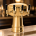 Thumbnail image #3 for Micro Matic Mushroom Draft Beer Tower with 4 Brass Faucets, Countertop, Air-Cooled, Polished Brass