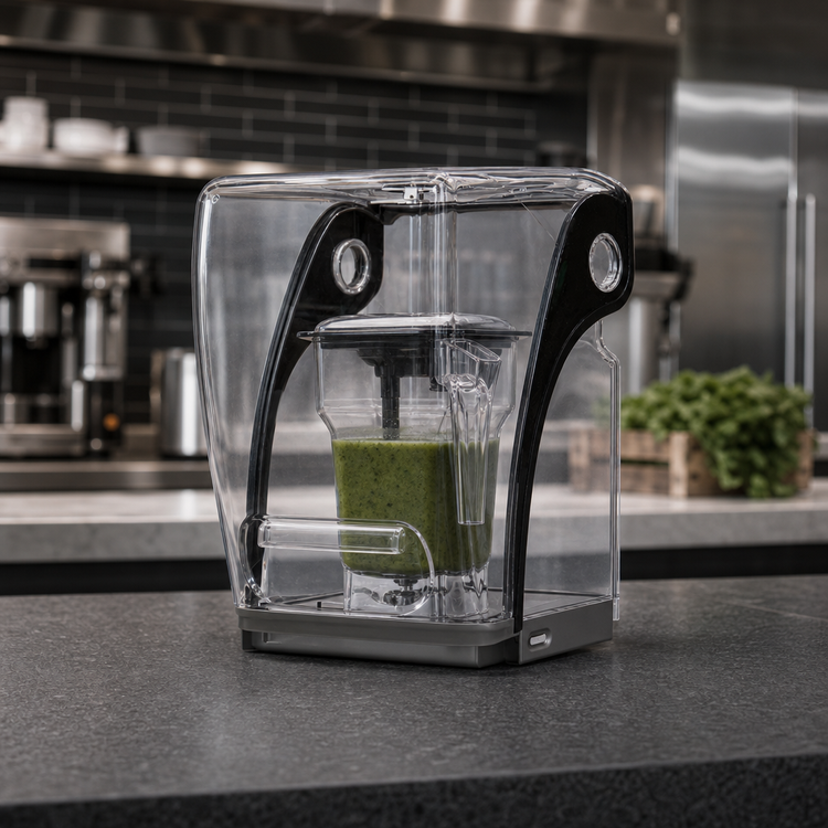 Product image #3 for Blendtec Stealth Sound Enclosure for Countertop or Drop-In Use, Clear BPA-Free Tritan