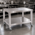 Thumbnail image #3 for Garland 72-Inch Heavy-Duty Stainless Steel Counter Equipment Stand with Open Base and Shelf