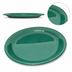 Thumbnail image #4 for Durus® 9-Inch Round Narrow Rim Melamine Dinner Plate, Meadow Green