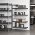 Thumbnail image #3 for Eagle Group Valu-Master 4-Tier Add-On Wire Shelving Unit, 42 x 24 x 63 Inches, Pewter Gray Epoxy
