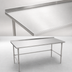Thumbnail image #3 for Stallion 84-Inch x 30-Inch 16-Gauge Stainless Steel Work Table with 1-1/2-Inch Rear Up-Turn and Safety Edge