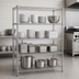 Thumbnail image #3 for Metro Super Erecta Chrome Plated Wire Starter Shelving Unit, 30 x 21 x 63 Inches