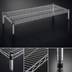 Thumbnail image #3 for Eagle Group PF2430-C 30 x 24 x 14 Inch Chrome QuadTruss® Wire Dunnage Platform, 600 lb Capacity