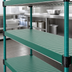 Thumbnail image #3 for QuadPlus 60 Inch x 18 Inch Solid Green Polymer Shelf Mat with Wire Quad-Adjust Frame
