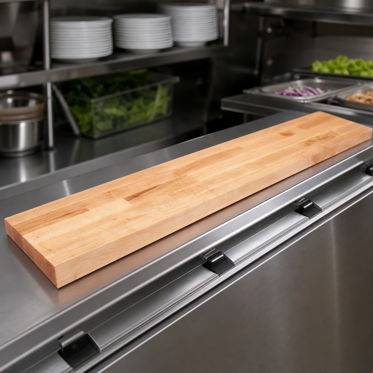 Product image #3 for John Boos Steam Table Cutting Board, 60 x 12 x 1-3/4 Inch, Northern Hard Rock Maple