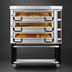Thumbnail image #3 for PizzaMaster PM 733ED Triple Deck Modular Electric Pizza Oven with 42 x 28 Inch Baking Surface