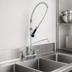 Thumbnail image #3 for T&S Brass EasyInstall 8-Inch Wall-Mount Pre-Rinse Unit with Add-On Faucet and 0.65 GPM Low-Flow Spray Valve