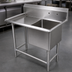 Thumbnail image #3 for John Boos Pro-Bowl 1-Compartment Stainless Steel Sink with 24-Inch Left Drainboard