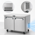 Thumbnail image #3 for Migali Competitor Series Two-Section Undercounter Reach-In Refrigerator, 12 Cu. Ft., Stainless Steel