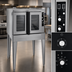 Thumbnail image #3 for Blodgett Zephaire Series ZEPH-100-G-ES Base Gas Convection Oven, Single Deck, Standard Depth, 5-Pan Capacity