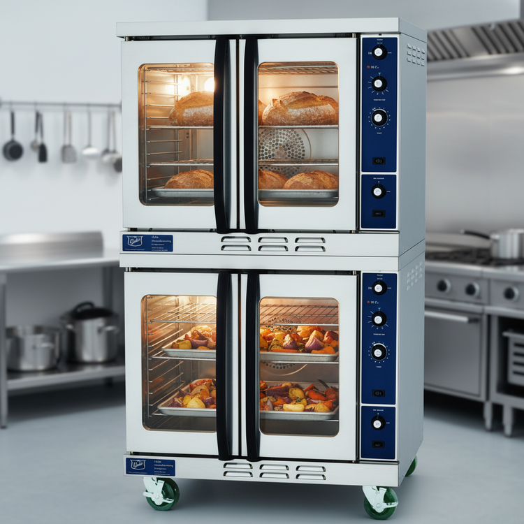 Product image #2 for Duke 613Q-G4V Double-Deck Deep Depth Gas Convection Oven