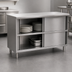 Thumbnail image #3 for Eagle Spec-Master Stainless Steel Plate Cabinet with 4 Sliding Doors