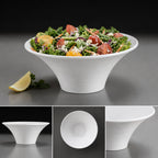 Thumbnail image #3 for American Metalcraft Endurance FLRB8 33 oz White Flared Round Melamine Serving Bowl, 8 in Case of 24
