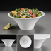 Thumbnail image #3 for Endurance 33 oz Flared Round Melamine Serving Bowl, White