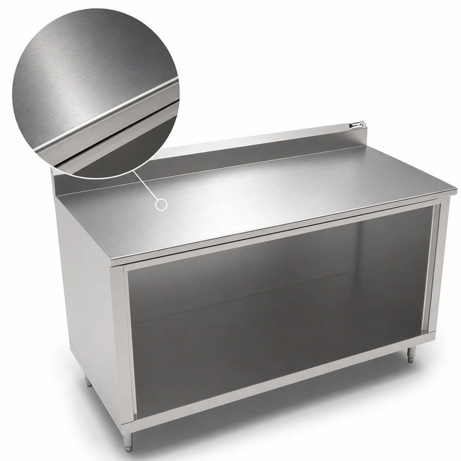 16-Gauge 300-Series Stainless Steel Top
