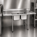 Thumbnail image #3 for Eagle 314 Series Two-Compartment 304 Stainless Steel Floor Sink with 18