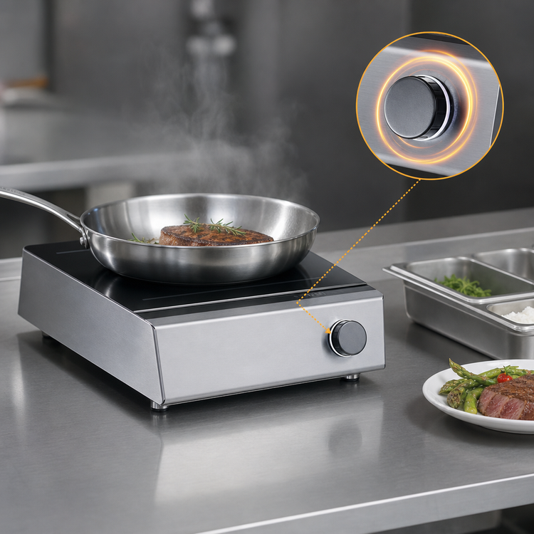 Product image #3 for Garland Instinct 5 kW Countertop Single Hob Induction Cooktop