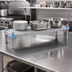 Thumbnail image #3 for Quantum Millenia Solid Top Polymer Platform Rack, 48 W x 18 D x 14 H, Gray