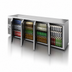 Thumbnail image #3 for True Premier Bar 108-Inch Four-Section Refrigerated Back Bar Cooler with Solid Locking Doors