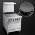 Thumbnail image #3 for Garland U Series 24-Inch Gas Restaurant Range with 24-Inch Griddle and Storage Base