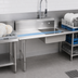 Thumbnail image #3 for 48-Inch Heavy Duty Straight Soiled Dishtable with Left-to-Right Operation and Pre-Rinse Sink