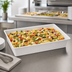 Thumbnail image #4 for American Metalcraft Full-Size Rectangular Melamine Serving Bowl, 328 oz., White