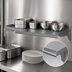 Thumbnail image #3 for Eagle Group Wall-Mounted 48 Inch x 10 Inch Shelf, 16-Gauge Type 430 Stainless Steel