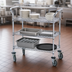 Thumbnail image #3 for Advance Tabco Special Value 3-Shelf Wire Utility Bus Cart, Chrome-Plated