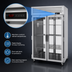 Thumbnail image #3 for Turbo Air PRO Series Two-Section Pass-Thru Heated Holding Cabinet with Full-Length Glass Doors, 48.7 Cu. Ft.