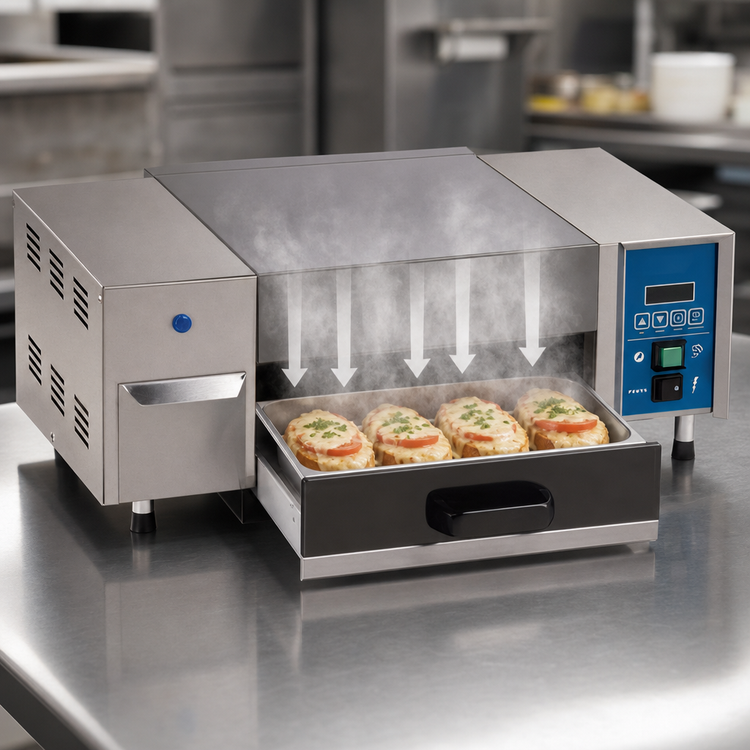 Product image #3 for Antunes Miracle Steamer Drawer-Style Countertop Steamer with Self-Contained Reservoir, 120V