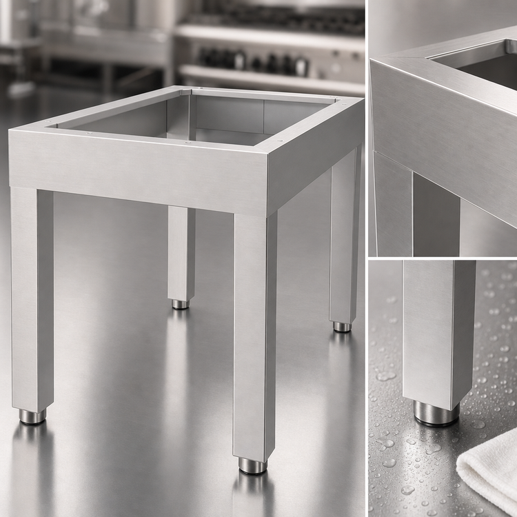 Product image #3 for Garland 18-Inch Stainless Steel Open Base Equipment Stand