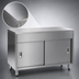 Thumbnail image #3 for Eagle Group Spec-Master 48-Inch Solid Top Unit with Enclosed Stainless Steel Base and Sliding Doors