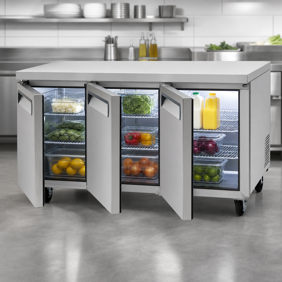 Three-Section Undercounter Design