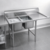 Thumbnail image #3 for Eagle Group 414 Series Two-Compartment Stainless Steel Sink with Right-Hand Drainboard, 60-3/4 Inch Wide