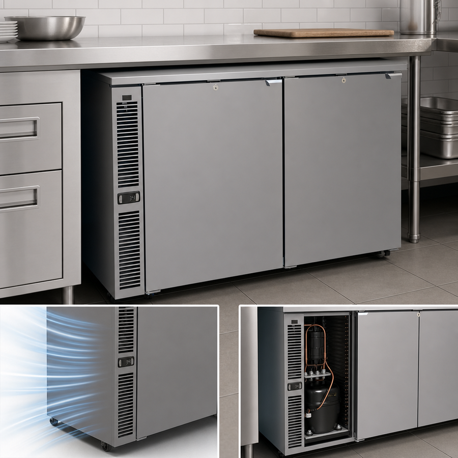 Self-Contained, Side-Serviced Refrigeration