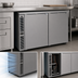 Thumbnail image #3 for Glastender C1SL48-UC 48-Inch Two-Section One-Zone Side-Serviced Undercounter Reach-In Cooler