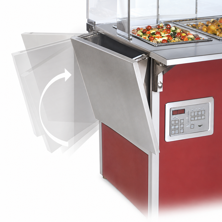 Product image #3 for Vollrath 4-Series Signature Server ADA Right Side End Shelf with Stainless Steel Countertop, 18 x 28 Inches