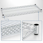 Thumbnail image #3 for Eagle Group QuadTruss 1448S 48 x 14-Inch Stainless Steel Wire Shelf, 800 lb Capacity Case of 4