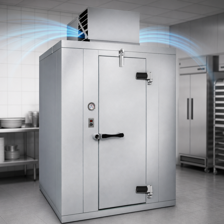 Product image #3 for Kolpak Polar-Pak Indoor Walk-In Freezer with Floor and Top-Mounted Self-Contained Refrigeration