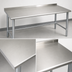 Thumbnail image #3 for Eagle Group Deluxe Series 48 x 36 Inch Stainless Steel Work Table with 1-1/2 Inch Rear Up-Turn