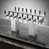 Thumbnail image #3 for Extra High Back-to-Back Bridge Tee Countertop Glycol-Cooled Draft Beer Tower, 16 Faucets, Stainless Steel