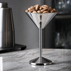 Thumbnail image #3 for American Metalcraft MART1 Stainless Steel Martini Glass Server, 10 oz. Case of 24