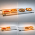 Thumbnail image #3 for Vollrath Cayenne® Left-Aligned 60-Inch Freestanding Heated Shelf
