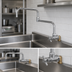 Thumbnail image #3 for T&S Brass Big-Flo Wall-Mount Faucet with 18 1/2-Inch Double Joint Nozzle and 4-Arm Handle